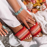 Hermi™ | Boheemse platte sandalen