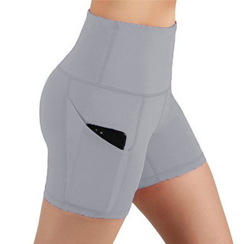 Pocket™ | Hooggesloten shorts met zakdetail
