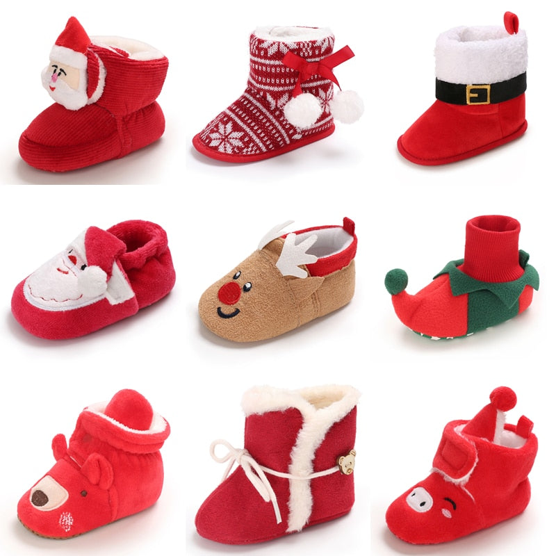 Noelle™ | Kerstmis pasgeboren schoenen