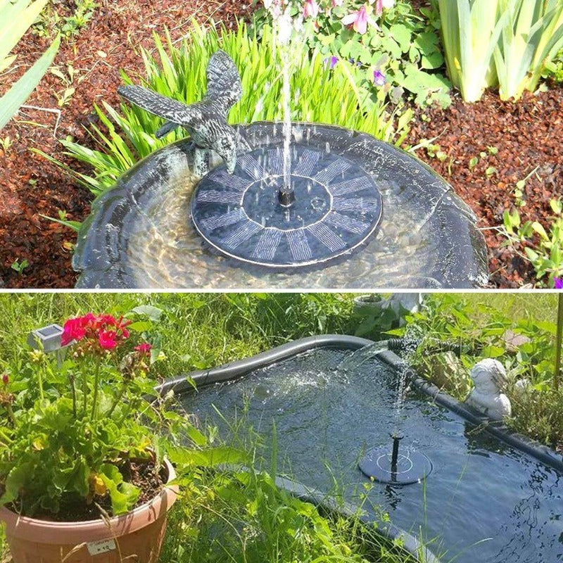 Solar Fountain™ | Creëert een Ontspannende Sfeer in de Tuin
